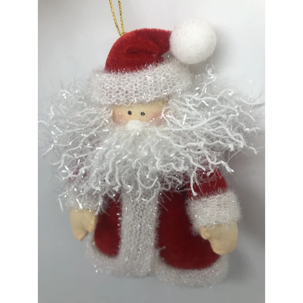 Plush Santa Claus Ornament 6